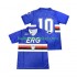 Sampdoria Voetbalshirt 10 1990 1991 Retro Heren Thuis Tenue Korte Mouw