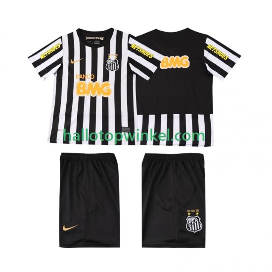 Voetbalshirt Santos 2013 Retro Kleuters/Kids Uit Tenue Korte Mouw