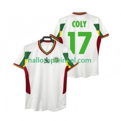 Senegal Voetbalshirt COLY 17 2002 Retro Heren Thuis Tenue Korte Mouw
