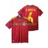 Spanje Voetbalshirt Andres Iniesta 6 2012 Retro Heren Thuis Tenue Korte Mouw