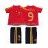 Spanje Voetbalshirt TORRES 9 Retro Kleuters/Kids Thuis Tenue 2008 Korte Mouw