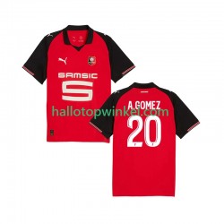 Stade Rennais Voetbalshirt Andres Gomez 20 Heren Thuis Tenue 2025-2026 Korte Mouw