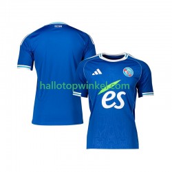Strasbourg Voetbalshirt Heren Thuis Tenue 2025-2026 Korte Mouw
