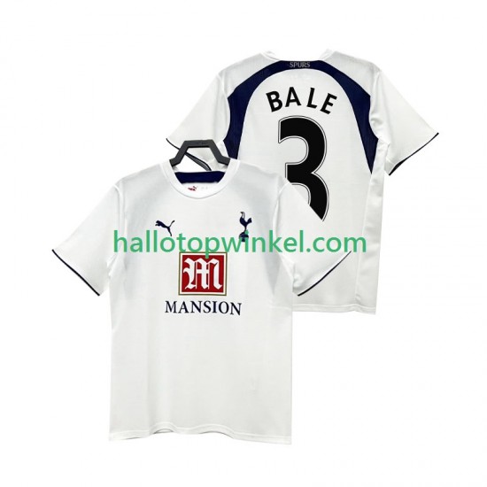 Tottenham Hotspur Voetbalshirt Bale 3 2007 Retro Heren Thuis Tenue 2006 Korte Mouw
