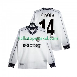 Tottenham Hotspur Voetbalshirt GINOLA 14 1997 Retro Heren Thuis Tenue 1999 Lange Mouw