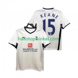 Tottenham Hotspur Voetbalshirt Keane 15 2009 Retro Heren Thuis Tenue 2008 Korte Mouw