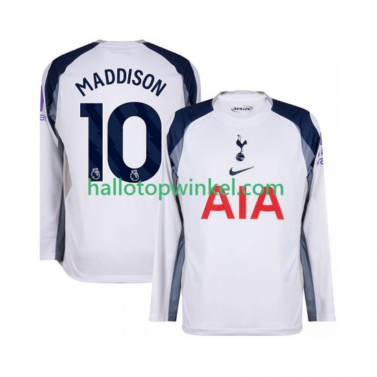 Tottenham Hotspur Voetbalshirt Maddison 10 Heren Thuis Tenue 2025-2026 Lange Mouw