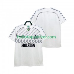 Tottenham Hotspur Voetbalshirt 1986 Retro Heren Thuis Tenue Korte Mouw