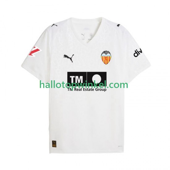 Valencia CF Voetbalshirt Heren Thuis Tenue 2025-2026 Korte Mouw