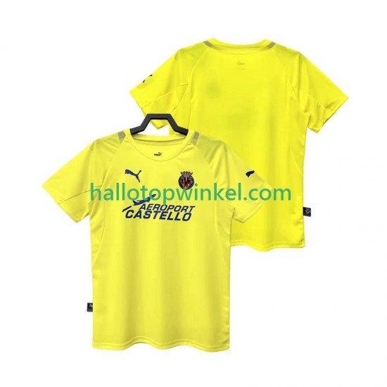 Villarreal CF Voetbalshirt 2005 Retro Heren Thuis Tenue 2006 Korte Mouw