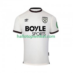 West Ham United Voetbalshirt Heren Uit Tenue 2025-2026 Korte Mouw