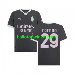 AC Milan Voetbalshirt Fofana 29 Heren Derde Tenue 2024-2025 Korte Mouw