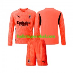 AC Milan Voetbalshirt Doelman Kleuters/Kids Vierde Tenue 2024-2025 Lange Mouw