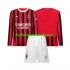 AC Milan Voetbalshirt Kleuters/Kids Thuis Tenue 2024-2025 Lange Mouw