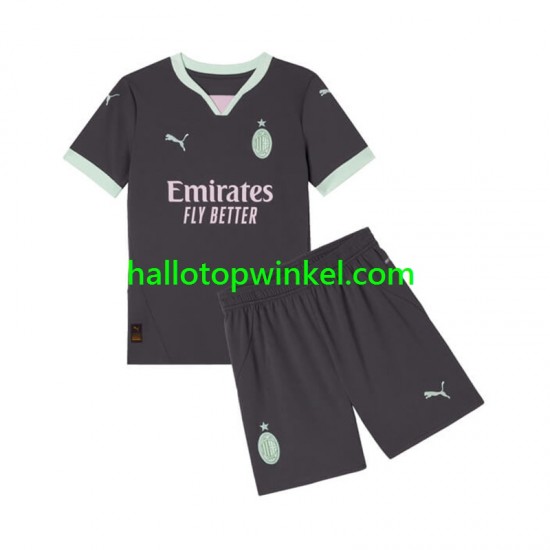 AC Milan Voetbalshirt Kleuters/Kids Derde Tenue 2024-2025 Korte Mouw