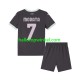 AC Milan Voetbalshirt Morata 7 Kleuters/Kids Derde Tenue 2024-2025 Korte Mouw