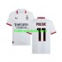 AC Milan Voetbalshirt PULISIC 11 Heren Uit Tenue 2024-2025 Korte Mouw