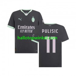 AC Milan Voetbalshirt Pulisic 11 Heren Derde Tenue 2024-2025 Korte Mouw
