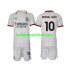 AC Milan Voetbalshirt Rafael Leao 10 Kleuters/Kids Uit Tenue 2024-2025 Korte Mouw