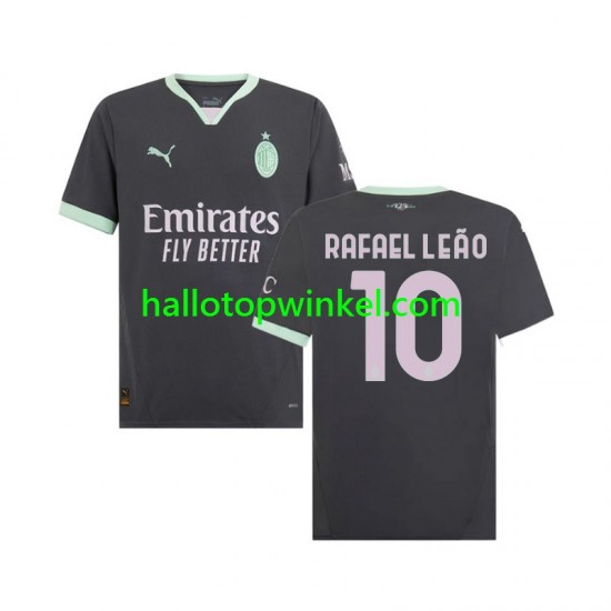 AC Milan Voetbalshirt Rafael Leao 10 Heren Derde Tenue 2024-2025 Korte Mouw