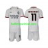AC Milan Voetbalshirt Ibrahimović 11 Kleuters/Kids Uit Tenue 2024-2025 Korte Mouw