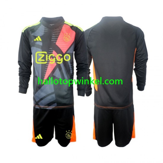 AFC Ajax Voetbalshirt Doelman Kleuters/Kids Thuis Tenue 2024-2025 Lange Mouw