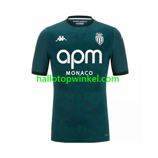 AS Monaco Voetbalshirt Heren Uit Tenue 2024-2025 Korte Mouw