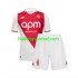 AS Monaco Voetbalshirt Kleuters/Kids Thuis Tenue 2024-2025 Korte Mouw