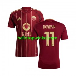 AS Roma Voetbalshirt Artem Dovbyk 11 Heren Thuis Tenue 2024-2025 Korte Mouw
