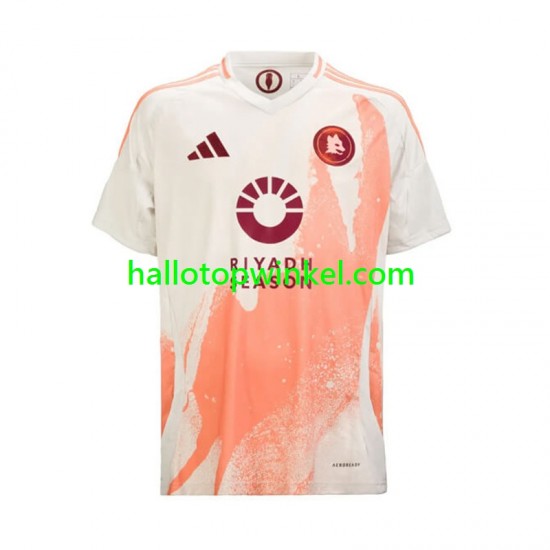AS Roma Voetbalshirt Heren Uit Tenue 2024-2025 Korte Mouw