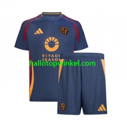 AS Roma Voetbalshirt Kleuters/Kids Derde Tenue 2024-2025 Korte Mouw