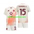 AS Roma Voetbalshirt Mats Hummels 15 Kleuters/Kids Uit Tenue 2024-2025 Korte Mouw