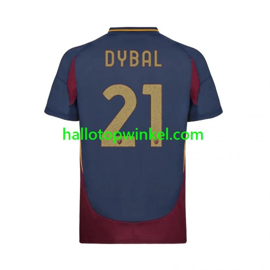 AS Roma Voetbalshirt Paulo Dybala 21 Heren Derde Tenue 2024-2025 Korte Mouw