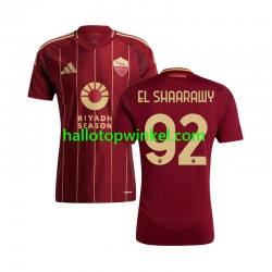 AS Roma Voetbalshirt Stephan El Shaarawy 92 Heren Thuis Tenue 2024-2025 Korte Mouw