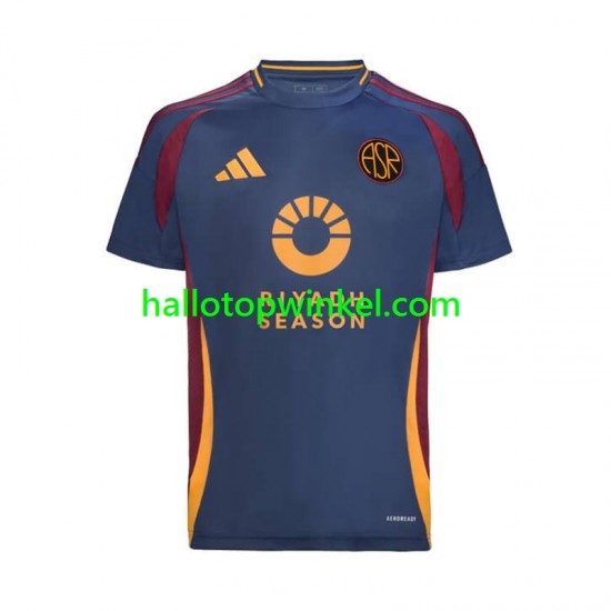 AS Roma Voetbalshirt Heren Derde Tenue 2024-2025 Korte Mouw