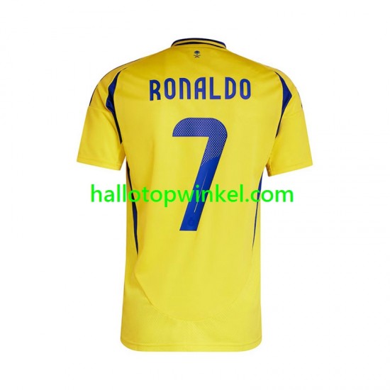 Voetbalshirt Al Nassr Cristiano Ronaldo 7 Heren Thuis Tenue 2024-2025 Korte Mouw
