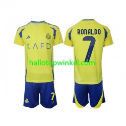 Voetbalshirt Al Nassr Cristiano Ronaldo 7 Kleuters/Kids Thuis Tenue 2024-2025 Korte Mouw