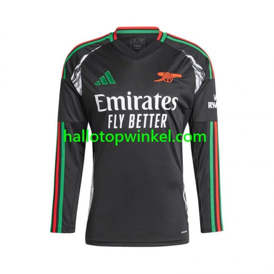 Arsenal Voetbalshirt Heren Uit Tenue 2024-2025 Lange Mouw