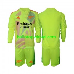 Arsenal Voetbalshirt Doelman Kleuters/Kids Thuis Tenue 2024-2025 Lange Mouw