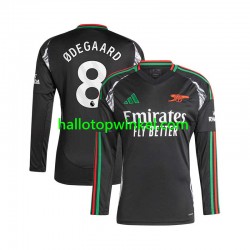 Arsenal Voetbalshirt Martin Odegaard 8 Heren Uit Tenue 2024-2025 Lange Mouw