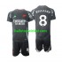 Arsenal Voetbalshirt Odegaard 8 Kleuters/Kids Uit Tenue 2024-2025 Korte Mouw