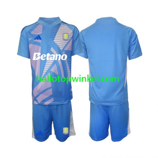 Aston Villa Voetbalshirt Doelman Kleuters/Kids Derde Tenue 2024-2025 Korte Mouw