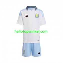 Aston Villa Voetbalshirt Kleuters/Kids Uit Tenue 2024-2025 Korte Mouw