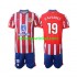 Atlético Madrid Voetbalshirt J.Alvarez 19 Kleuters/Kids Thuis Tenue 2024-2025 Korte Mouw