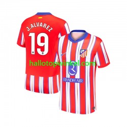 Atlético Madrid Voetbalshirt Julian Alvarez 19 Heren Thuis Tenue 2024-2025 Korte Mouw