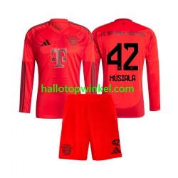 FC Bayern München Voetbalshirt Jamal Musiala 42 Kleuters/Kids Thuis Tenue 2024-2025 Lange Mouw