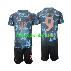 FC Bayern München Voetbalshirt Kane 9 Kleuters/Kids Uit Tenue 2024-2025 Korte Mouw