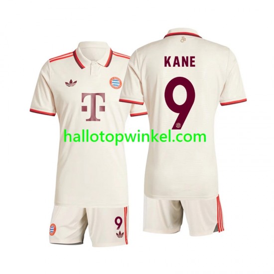 FC Bayern München Voetbalshirt Kane 9 Kleuters/Kids Derde Tenue 2024-2025 Korte Mouw