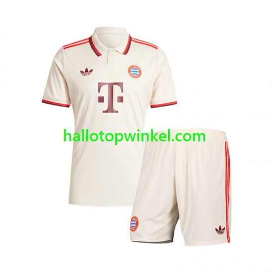FC Bayern München Voetbalshirt Kleuters/Kids Derde Tenue 2024-2025 Korte Mouw