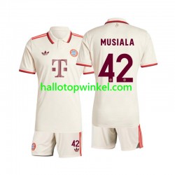 FC Bayern München Voetbalshirt Musiala 42 Kleuters/Kids Derde Tenue 2024-2025 Korte Mouw